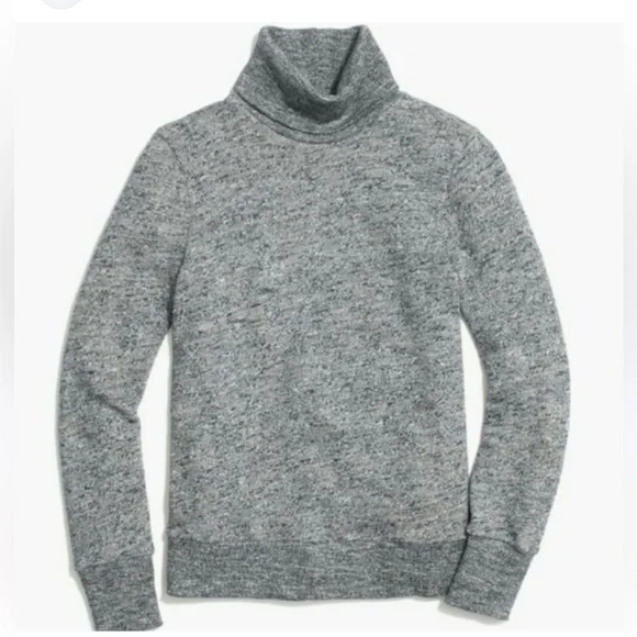 J.Crew Relaxed Heather Turtleneck Sweatshirt size 8 - Picture 14 of 14